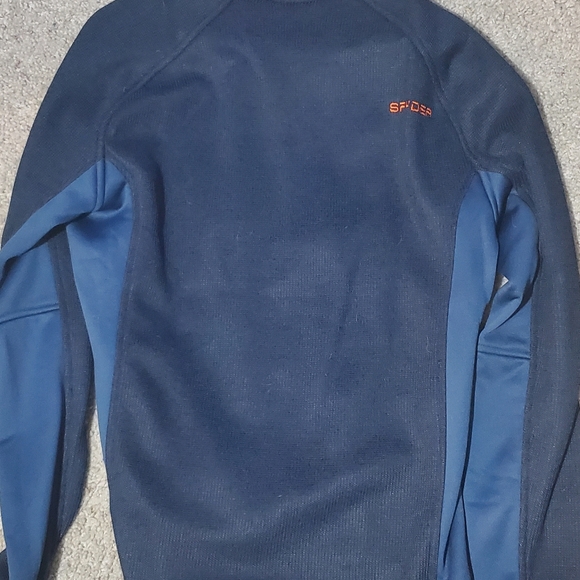 Mens Spyder Two Tone Half Zip Pullover - Picture 5 of 6